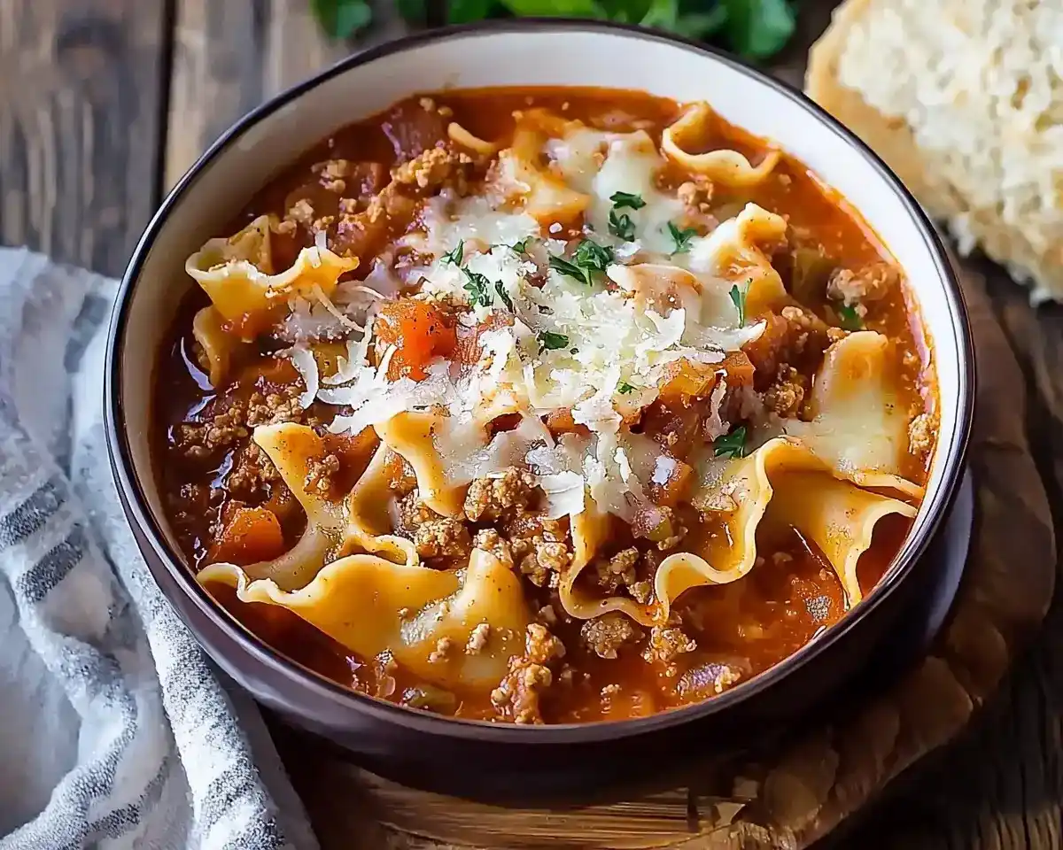 Real Lasagna Flavor, No Fuss: Your Coziest One-Pot Lasagna Soup